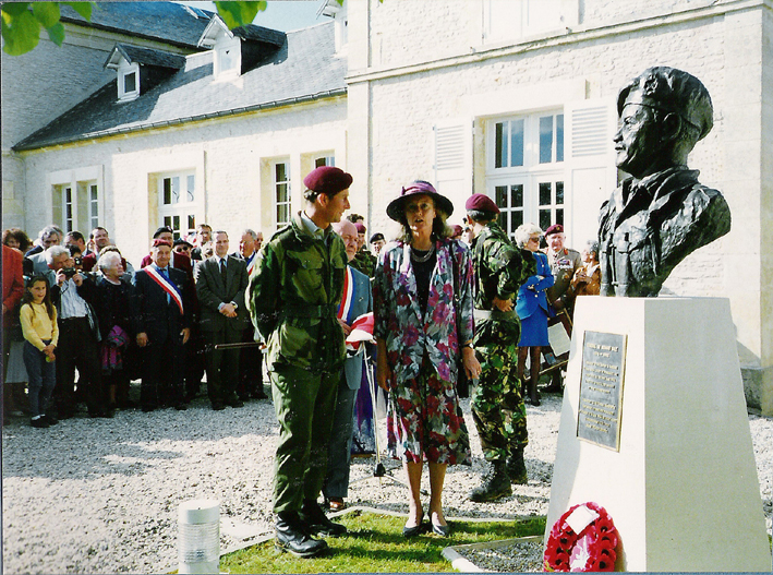 Gen Richard Gale, Ranville, Normandy