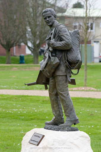 Lt Jock Lewes, lifesize, Credenhill Lt Jock Lewes, lifesize, Credenhill